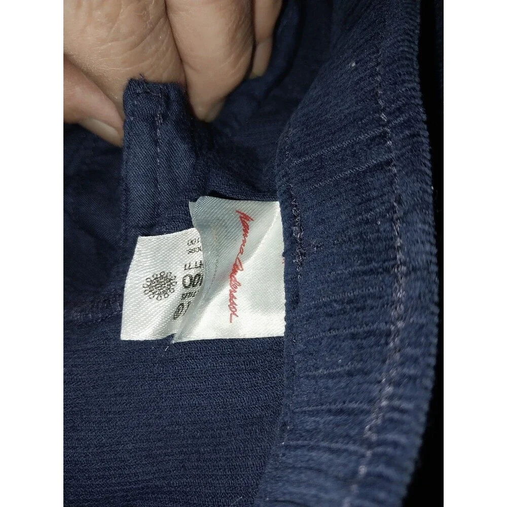 Hanna Andersson Boys 2T 85 cm Blue Hoodie And Pull On Corduroy Pants